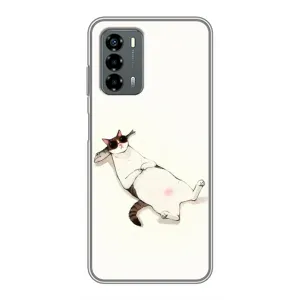Чехол на тематику: Коты для Blade V40 Vita (Отдых)