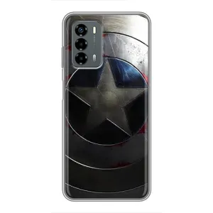 Чохол с Щітом Капітана Америки на Blade V40 Vita (Ретро Щит Капітана)