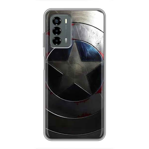 Чехол с рисунком «Ретро Щит Капитана» для Blade V40 Vita Чехол с рисунком «Ретро Щит Капитана» для Blade V40 Vita