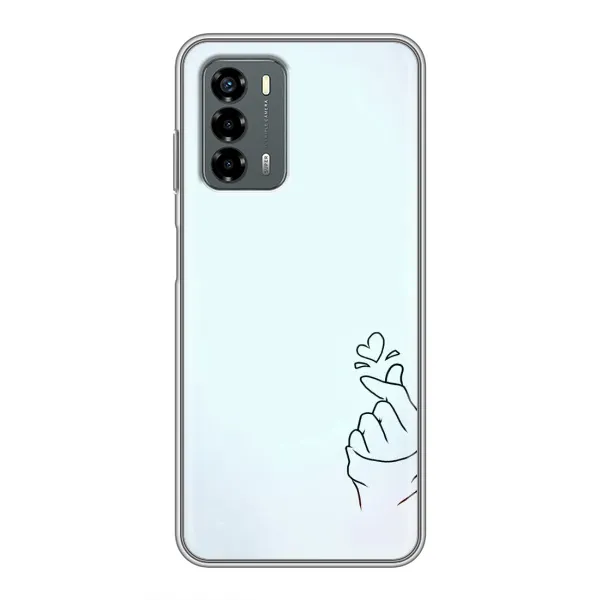 Чехол с рисунком «Сердце на голубом» для Blade V40 Vita Чехол с рисунком «Сердце на голубом» для Blade V40 Vita