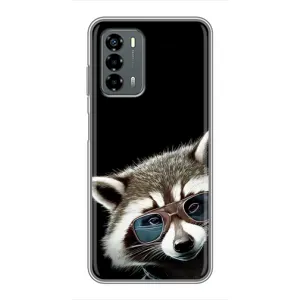 Силиконовый Чехол с Енотами на Blade V40 Vita (Стильный Енот)