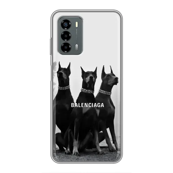 Чехол с рисунком «Три добермана» для Blade V40 Vita
