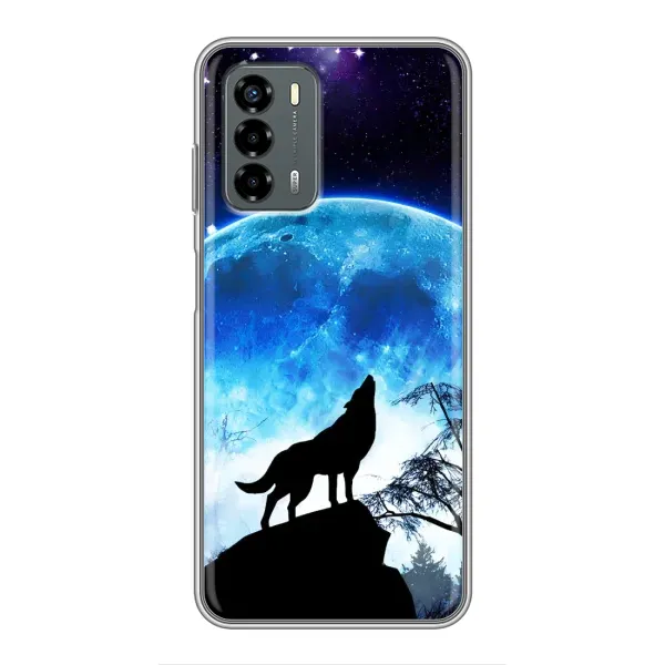 Чехол с рисунком «Воет на луну» для Blade V40 Vita Чехол с рисунком «Воет на луну» для Blade V40 Vita