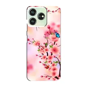 Чохол з картинкою Сакури на ZTE Blade V50 Design (Метелики на сакурі)