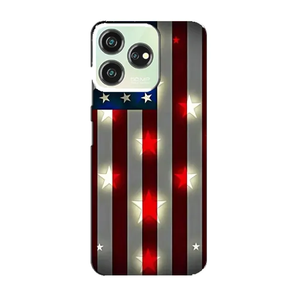 Чехол с рисунком «Флаг США 2» для ZTE Blade V50 Design Чехол с рисунком «Флаг США 2» для ZTE Blade V50 Design