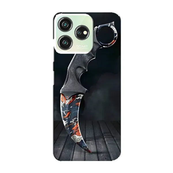 Чехол с рисунком «Кинжал КС ГО» для ZTE Blade V50 Design Чехол с рисунком «Кинжал КС ГО» для ZTE Blade V50 Design