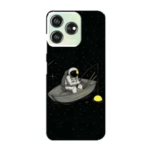 Силіконовый Чохол з принтом "Космонавти" на ZTE Blade V50 Design (Космонавт на рибалці)