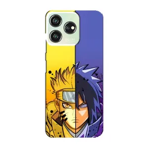 Купить Чехлы на телефон с принтом Anime для ZTE Blade V50 Design (Naruto Vs Sasuke)