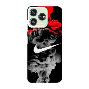 Силіконовый Чохол на ZTE Blade V50 Design з картинкою НАЙК (Nike дим)