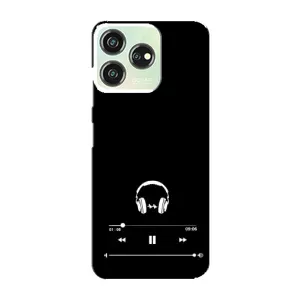 Чехол с картинками на черном фоне для ZTE Blade V50 Design (Плеер)