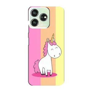 Чехол Unicorn на ZTE Blade V50 Design (Радужный Единорог)