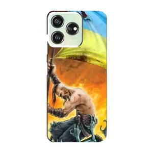 Чехол с картинкой (Патриотический КОЗАК) на ZTE Blade V50 Design (Сильный Козак)