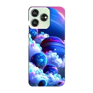 Чохли КОСМОС на ZTE Blade V50 Design (Сині планети)