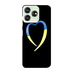 Силиконовый Чехол на ZTE Blade V50 Design (Я-Украина) (Украинское сердце)