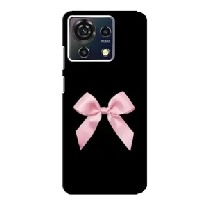 Чехол банты для ZTE Blade V50 Vita (Бант на черном)