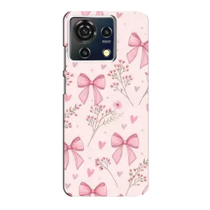 Чехол банты для ZTE Blade V50 Vita (Банты с цветами)