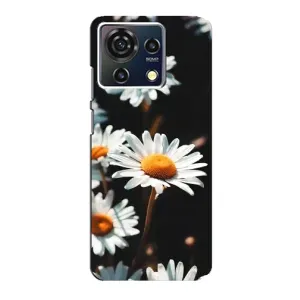 Чехол с ромашками на ZTE Blade V50 Vita (Белые ромашки)