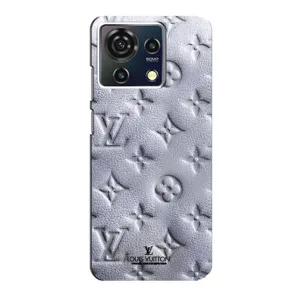 Текстурный Чехол Louis Vuitton для ЗТЕ Блейд В50 Вита (Белый ЛВ)