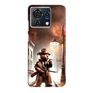 Чехол с мемами тралалело тралала для ZTE Blade V50 Vita (Бобрито бандито)
