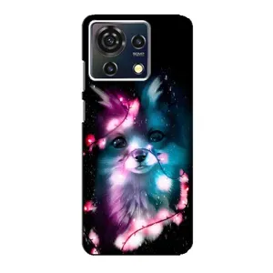 Чехол с Лисичкой для ZTE Blade V50 Vita (Черная Лиса)