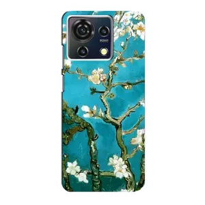 Чехол с принтом САКУРЫ на ZTE Blade V50 Vita (Цветение Сакуры)