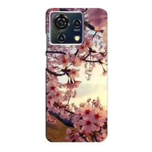 Чехол с принтом САКУРЫ на ZTE Blade V50 Vita (Цветущая сакура)