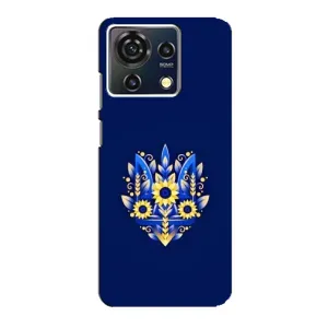 Чехол Укр Символика для ZTE Blade V50 Vita (Цветущий Герб)