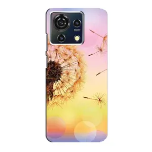 Силиконовый Чехол с одуванчиками на ZTE Blade V50 Vita (Цветок-одуванчик)