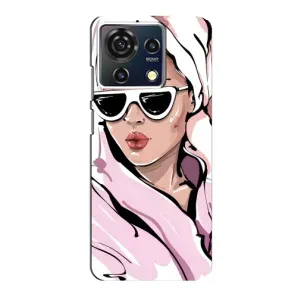 Чехол с картинкой Модные Девчонки ZTE Blade V50 Vita (Девушка в халате)