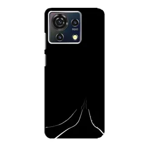 Чехол с картинками на черном фоне для ZTE Blade V50 Vita (Дорога)
