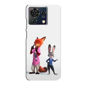 Силиконовый чехол с принтом Зоотрополіс для ZTE Blade V50 Vita (Джуди и Ник)