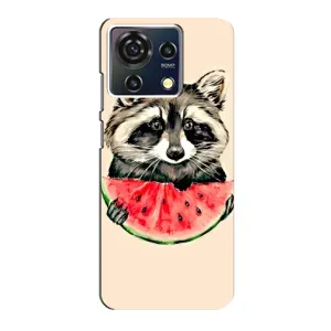 Силиконовый Чехол с Енотами на ZTE Blade V50 Vita (Енот)