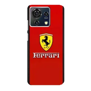 Силіконовий бампер з картинкою машини на ZTE Blade V50 Vita (Ferrari Logo)