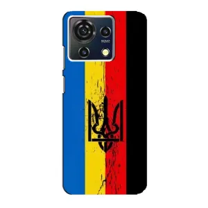 Чехлы УПА (Красно-Чёрный) на ZTE Blade V50 Vita (Флаг УПА)