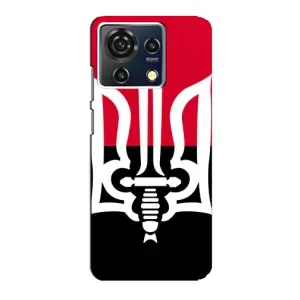 Чехлы УПА (Красно-Чёрный) на ZTE Blade V50 Vita (Герб Украины)