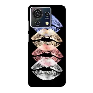 Чехол Стильные девушки на ZTE Blade V50 Vita (Губы)