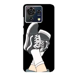 Чехол с Прикольным принтом на ZTE Blade V50 Vita (Кеды)