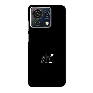 Чехол с картинками на черном фоне для ZTE Blade V50 Vita (Книжки)
