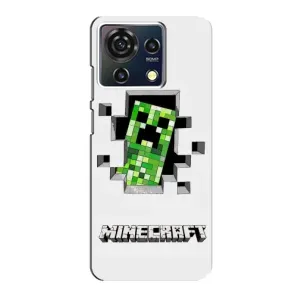 Чехлы для ZTE Blade V50 Vita (Персонажи Майн Крафт) (Крипер)