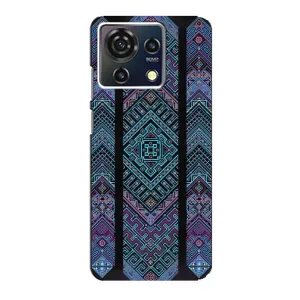 Силиконовый Чехол на ZTE Blade V50 Vita (Крутой орнамент)