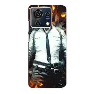 Силиконовый чехол с картинкой "Герой Pubg" на ZTE Blade V50 Vita (Man Пубг)