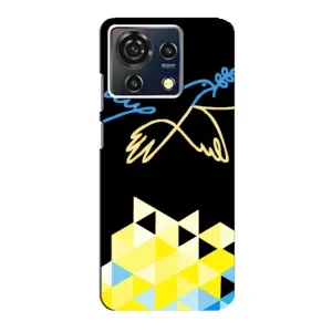 Чехол на ZTE Blade V50 Vita Украинский дизайн (Мир для Украины)