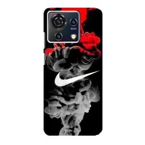 Силиконовый Чехол на ZTE Blade V50 Vita с картинкой Nike (Nike дым)