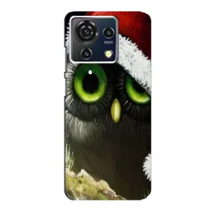 Чехлы с принтом СОВЫ для ZTE Blade V50 Vita (Новогодняя Сова)