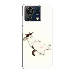 Чехол на тематику: Коты для ZTE Blade V50 Vita (Отдых)