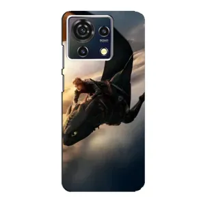 Чехол дракон Беззубик для ZTE Blade V50 Vita (Полет Беззубика)