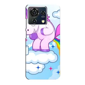 Чехол Unicorn на ZTE Blade V50 Vita (Радуга единорожка)