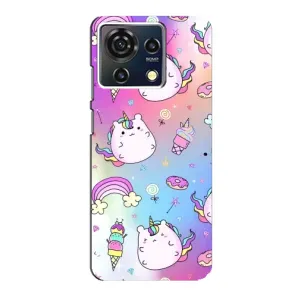 Чехол Unicorn на ZTE Blade V50 Vita (Радуга и Единорог)