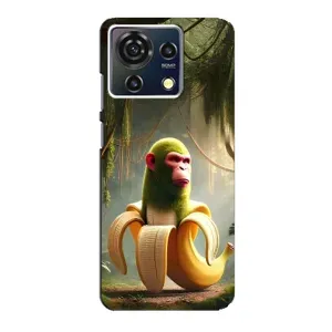 Чехол с мемами тралалело тралала для ZTE Blade V50 Vita (Шимпанзини бананини)