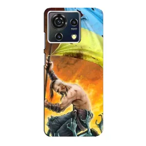 Чехол с картинкой (Патриотический КОЗАК) на ZTE Blade V50 Vita (Сильный Козак)